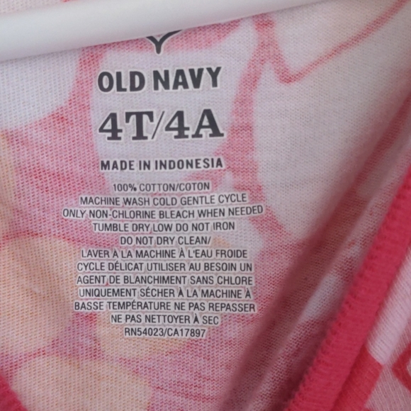 Old Navy Pink Flower Dress - Picture 3 of 4